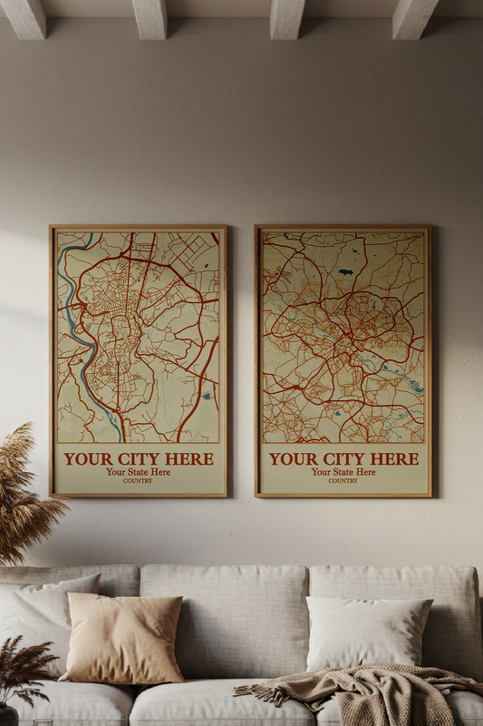 20+	Home Decoration Living Room Cozy	Options: Custom Wall Art Maps - Rochag