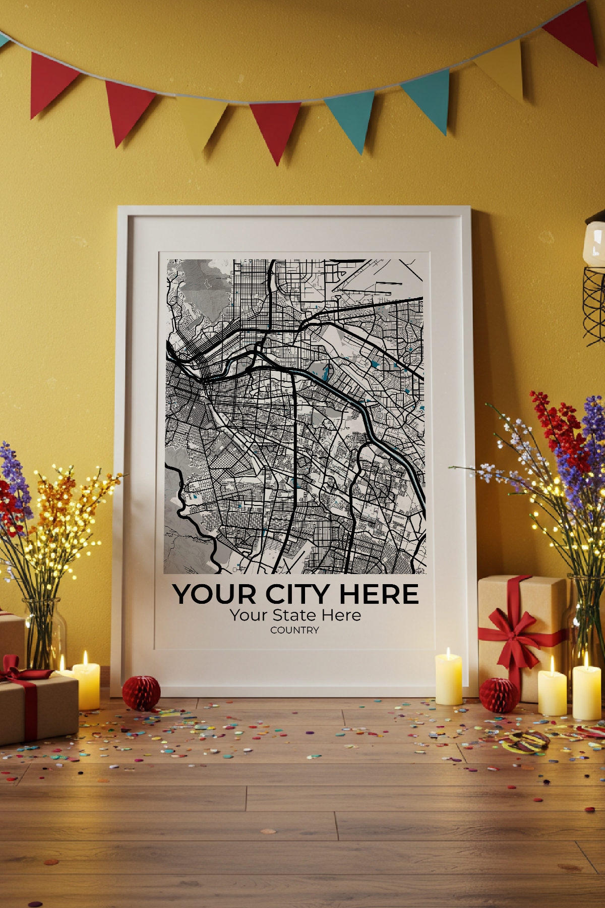 22+	Mother’s Day Ideas For Adults Configurations: Personalizable Maps Artworks