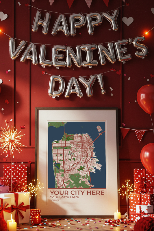 22+	Valentines Day Gift Ideas: Customizable Wall Decor Maps - Rochag