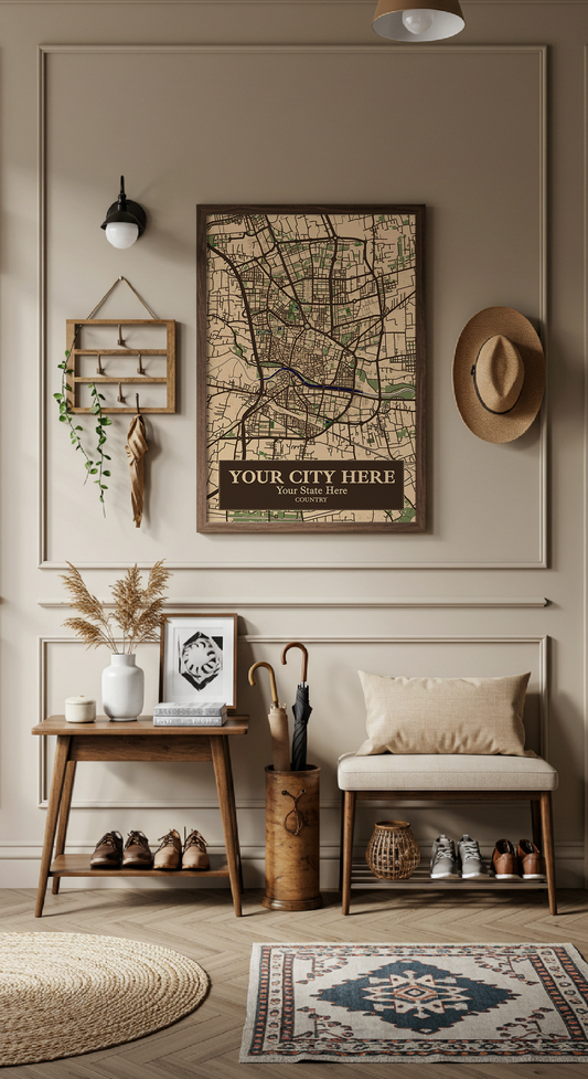 22+	Boho Art Bedroom Alternatives: Customizable Wall Art Maps - Rochag