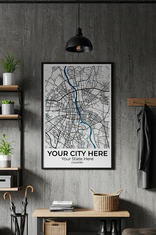 22+	Contemporary Art Aesthetic Ideas: Customizable Wall Decor Maps - Rochag