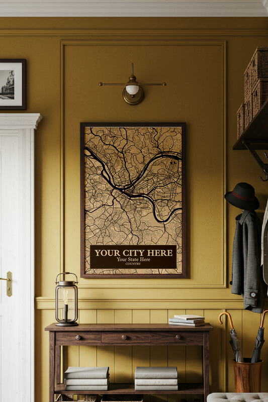 22+	Framed Maps On Wall Wood Alternatives: Customizable Wall Art Maps - Rochag