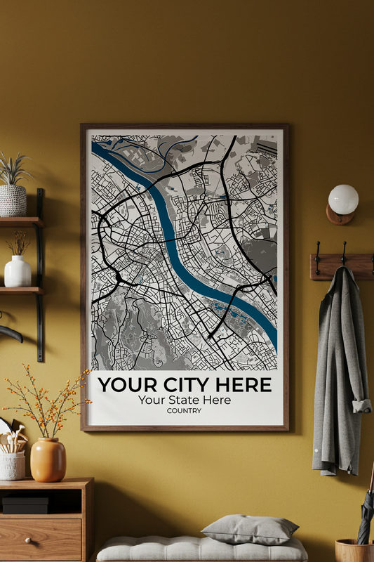 22+	Room Aesthetic Ideas	Configurations: Personalizable Maps Artworks - Rochag