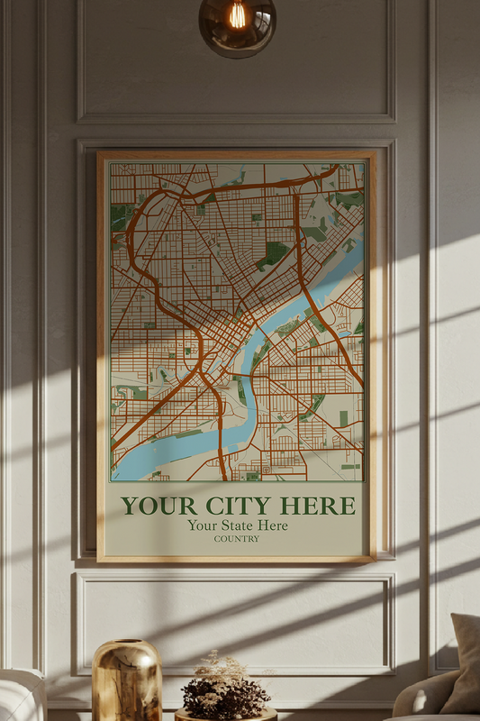 24+	Decoration Design Options: Custom Wall Art Maps - Rochag