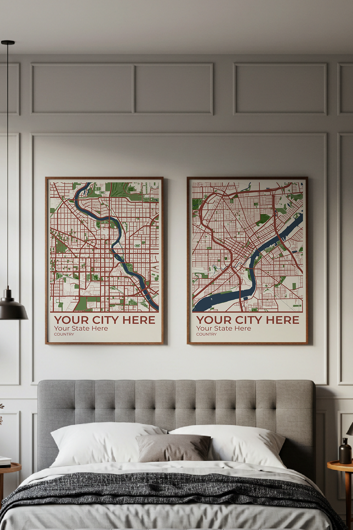 24+	Wall Art Aesthetic Bedroom Alternatives: Customizable Wall Art Maps