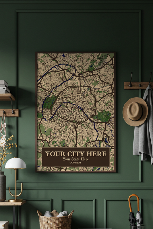 24+	Aesthetic Wall Decoration Options: Custom Wall Art Maps - Rochag