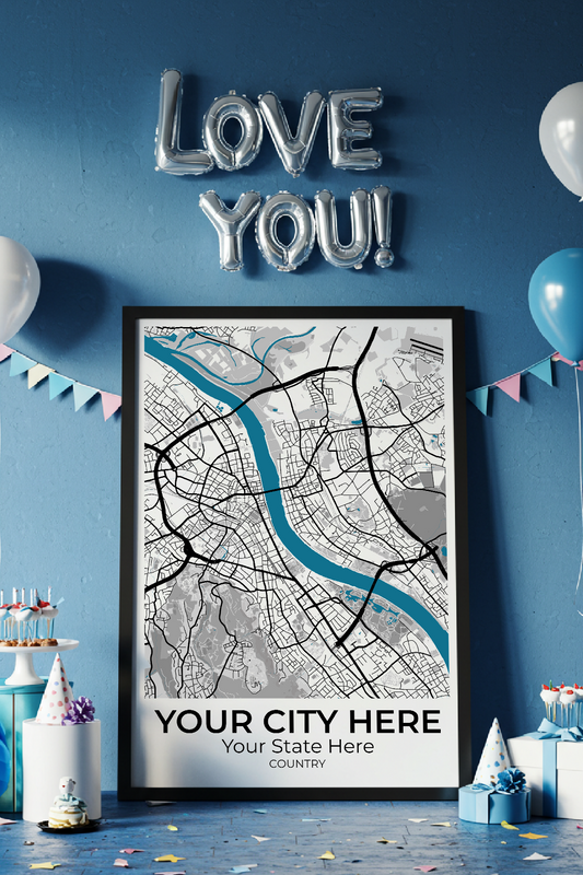 24+	Gift Ideas For Boyfriend Combinations: Personalizable Framed Maps - Rochag