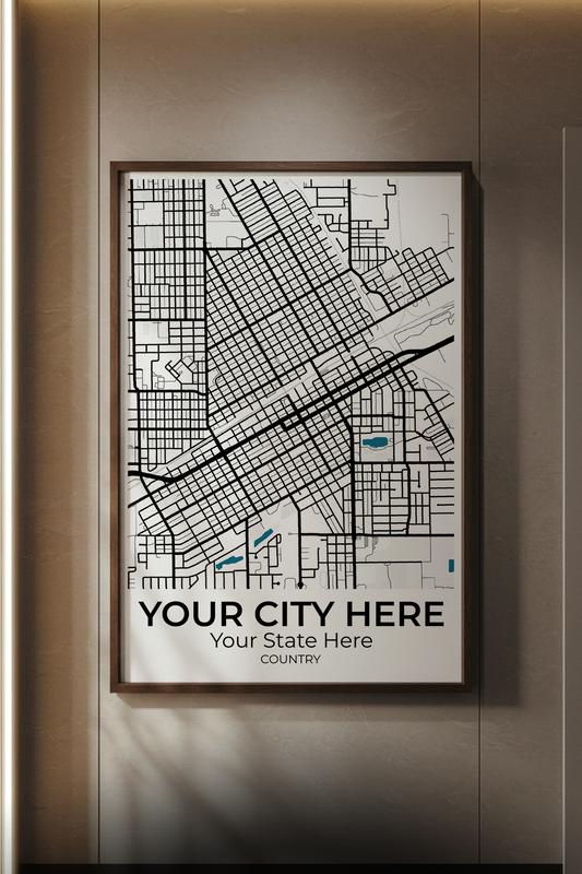 24+	Residential Hall Decor	Options: Custom Wall Art Maps - Rochag