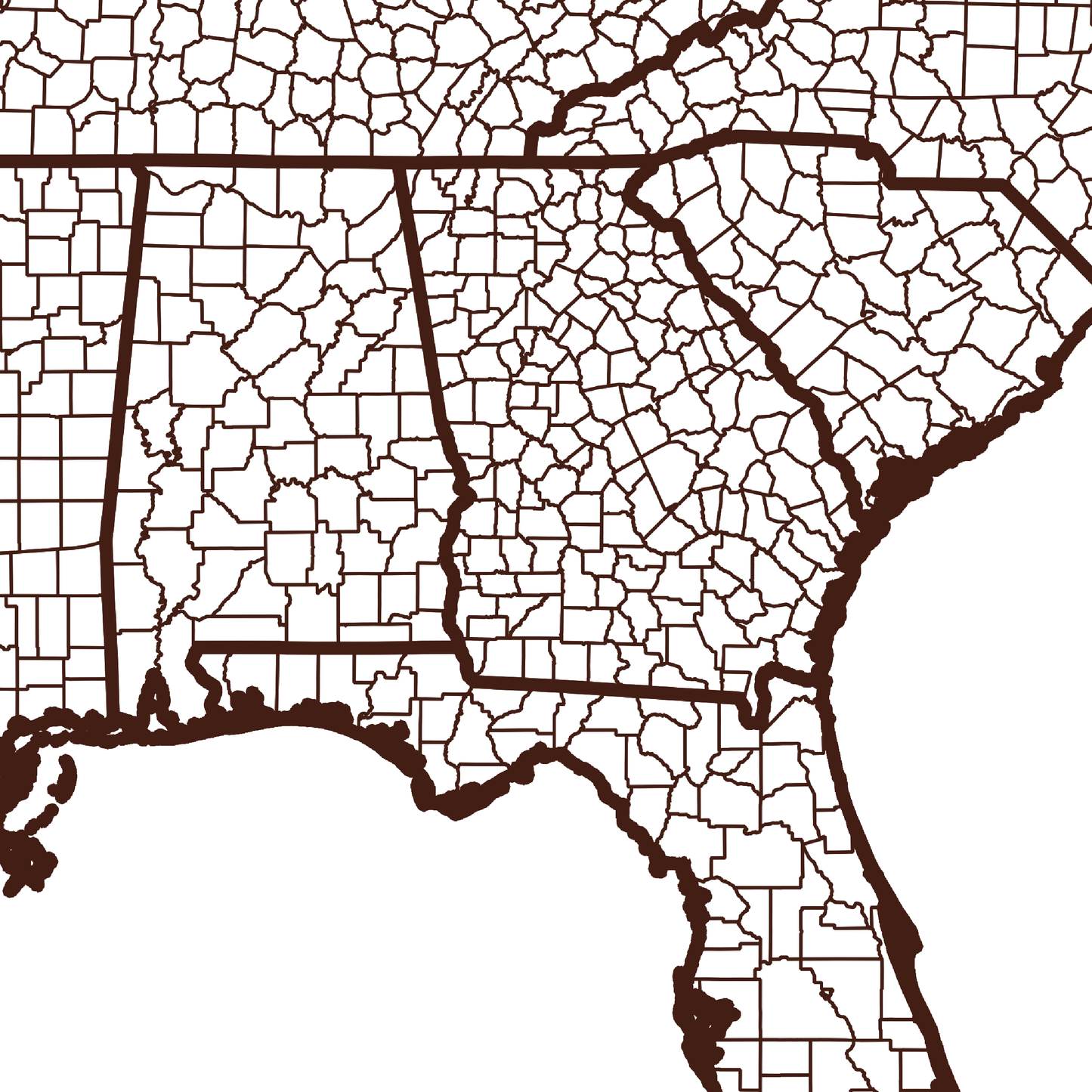 Lee County Map