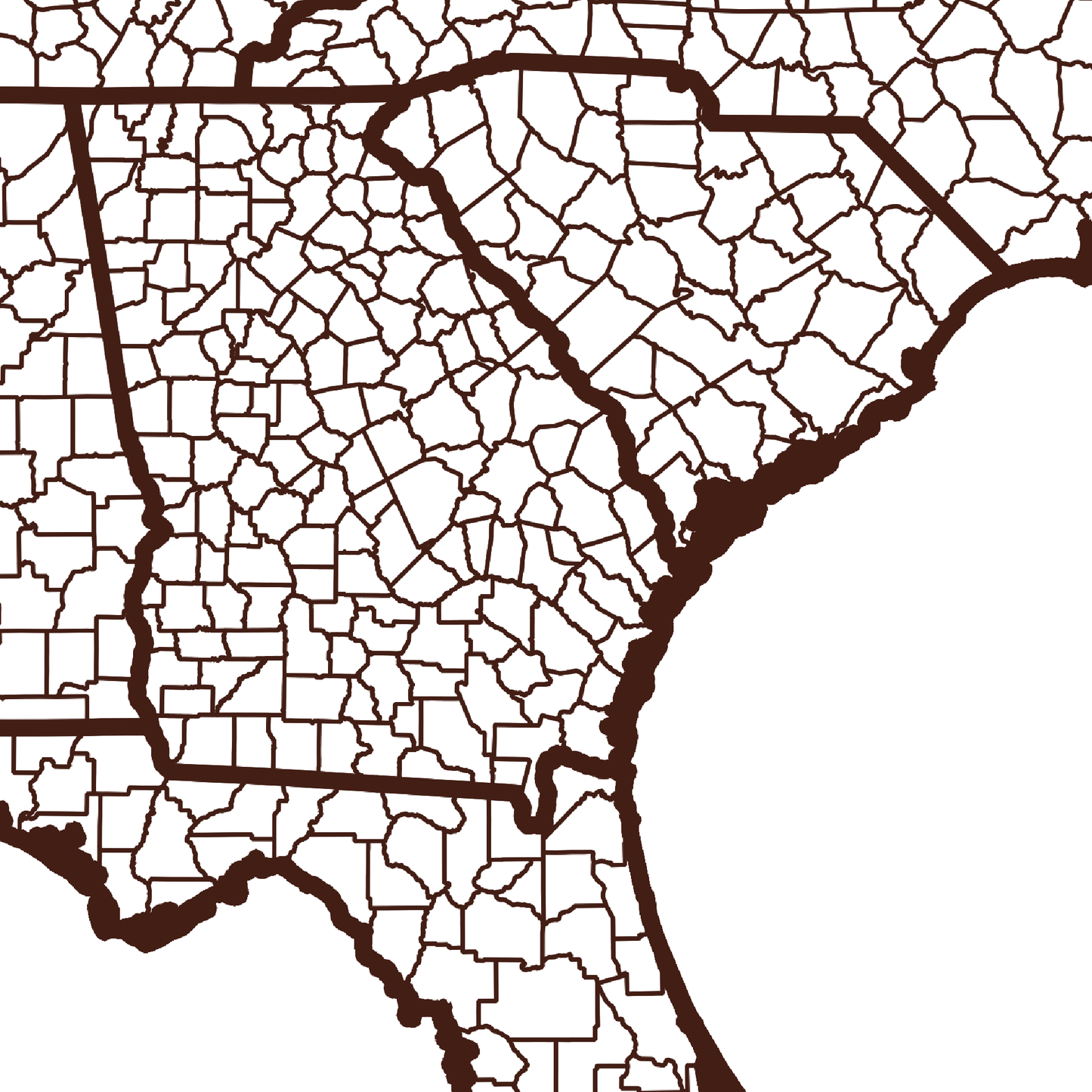 Long County Map - Rochag