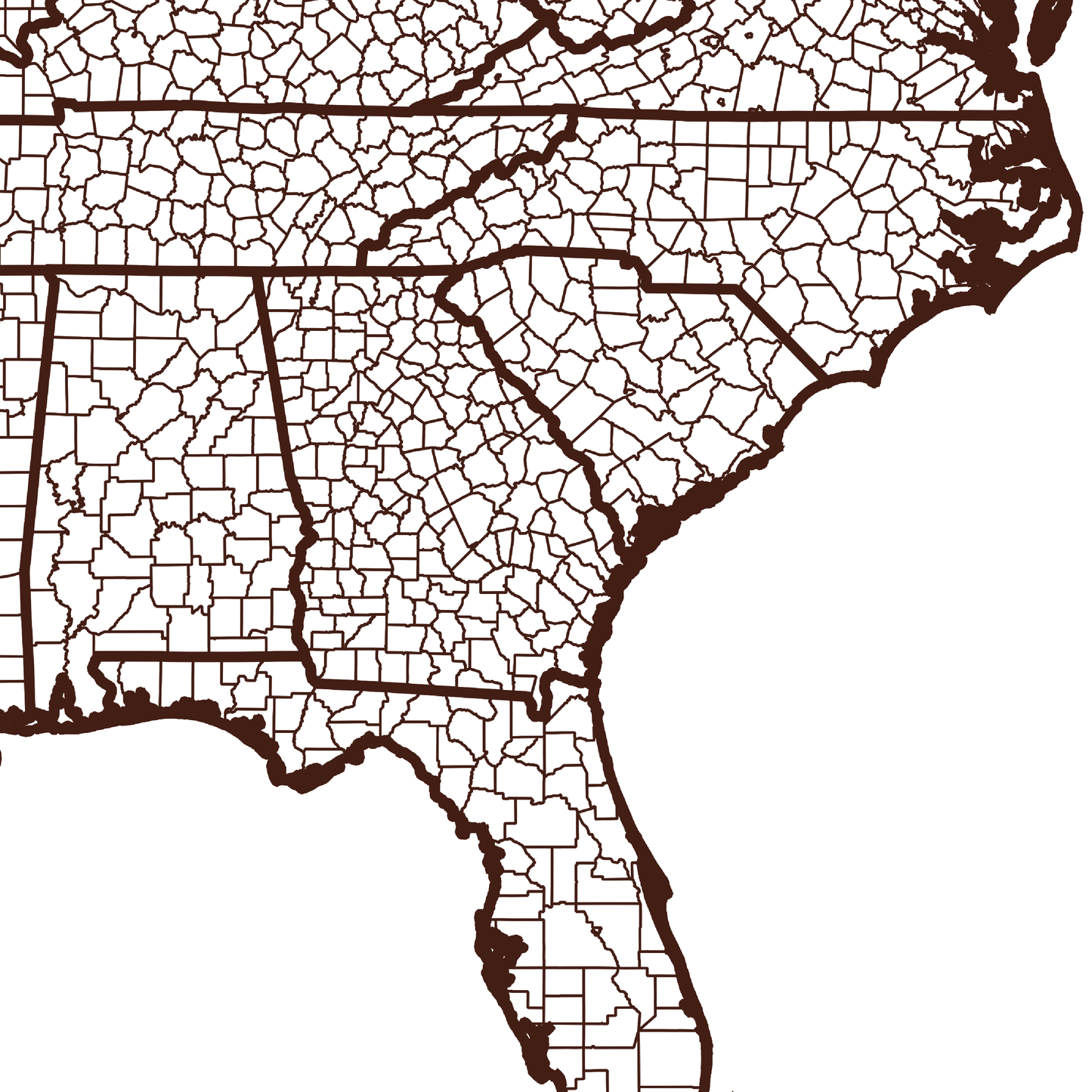 Long County Map