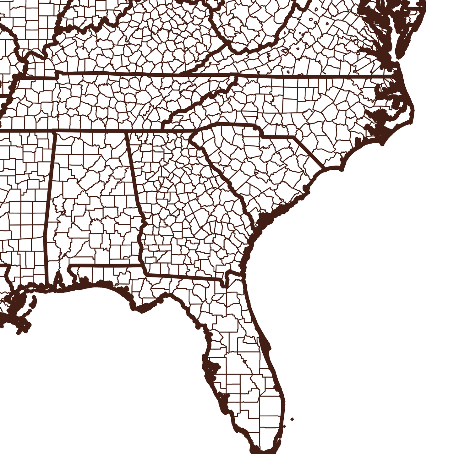 Long County Map - Rochag