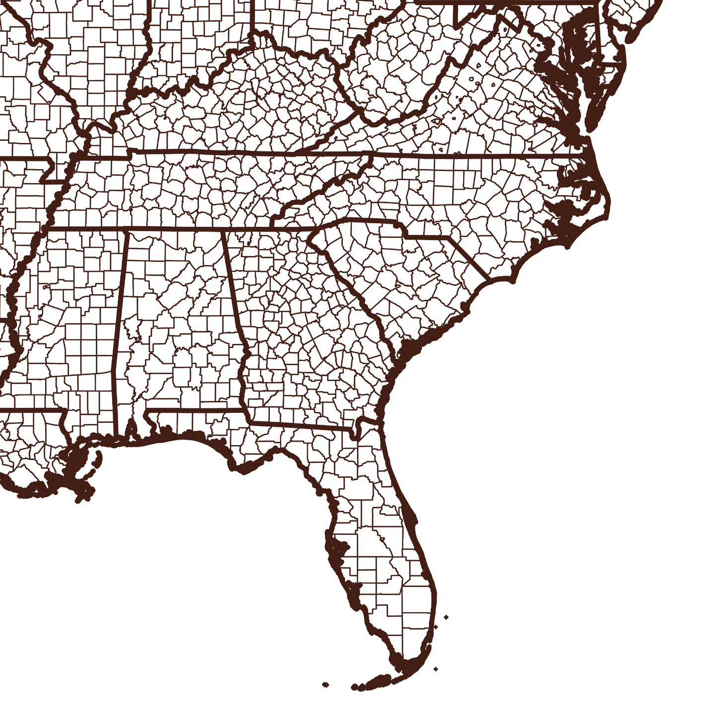 Long County Map