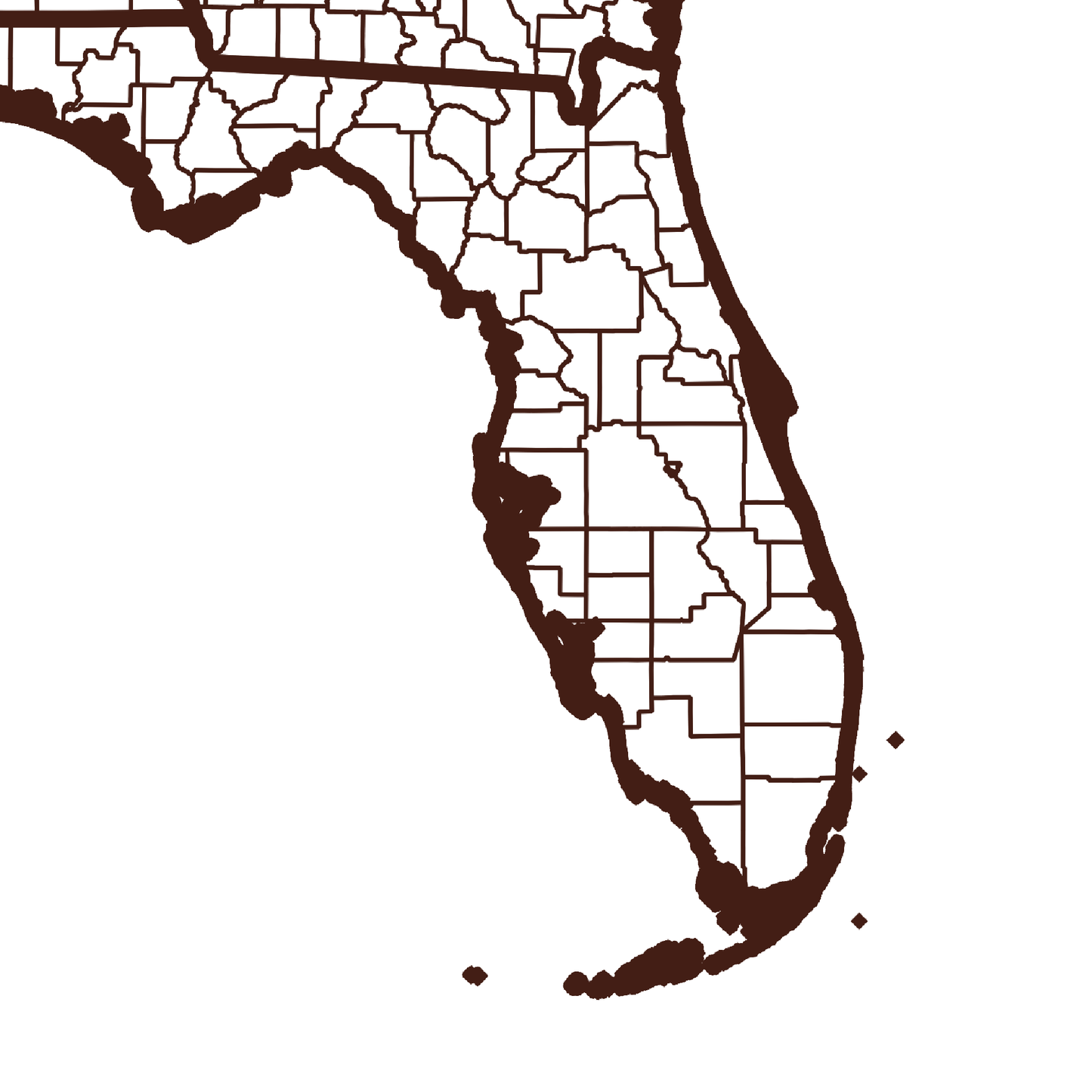 Manatee County Map