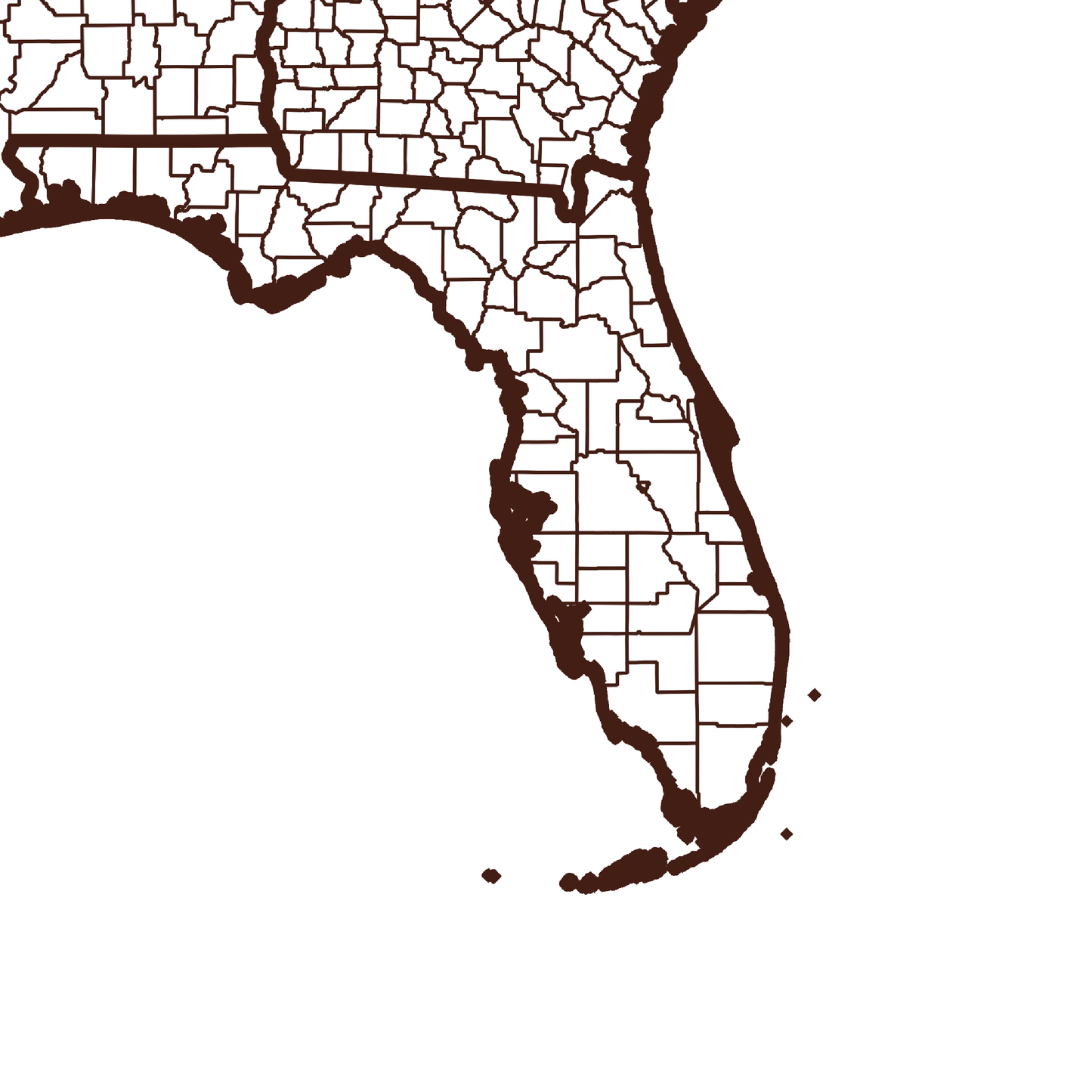 Manatee County Map