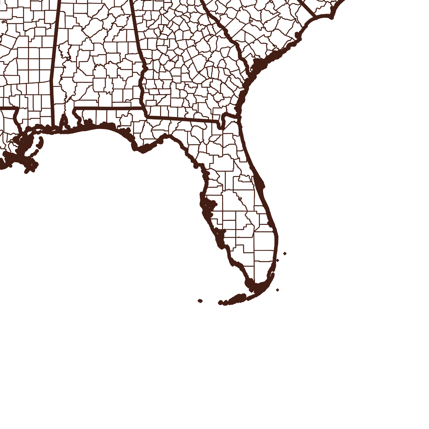 Manatee County Map