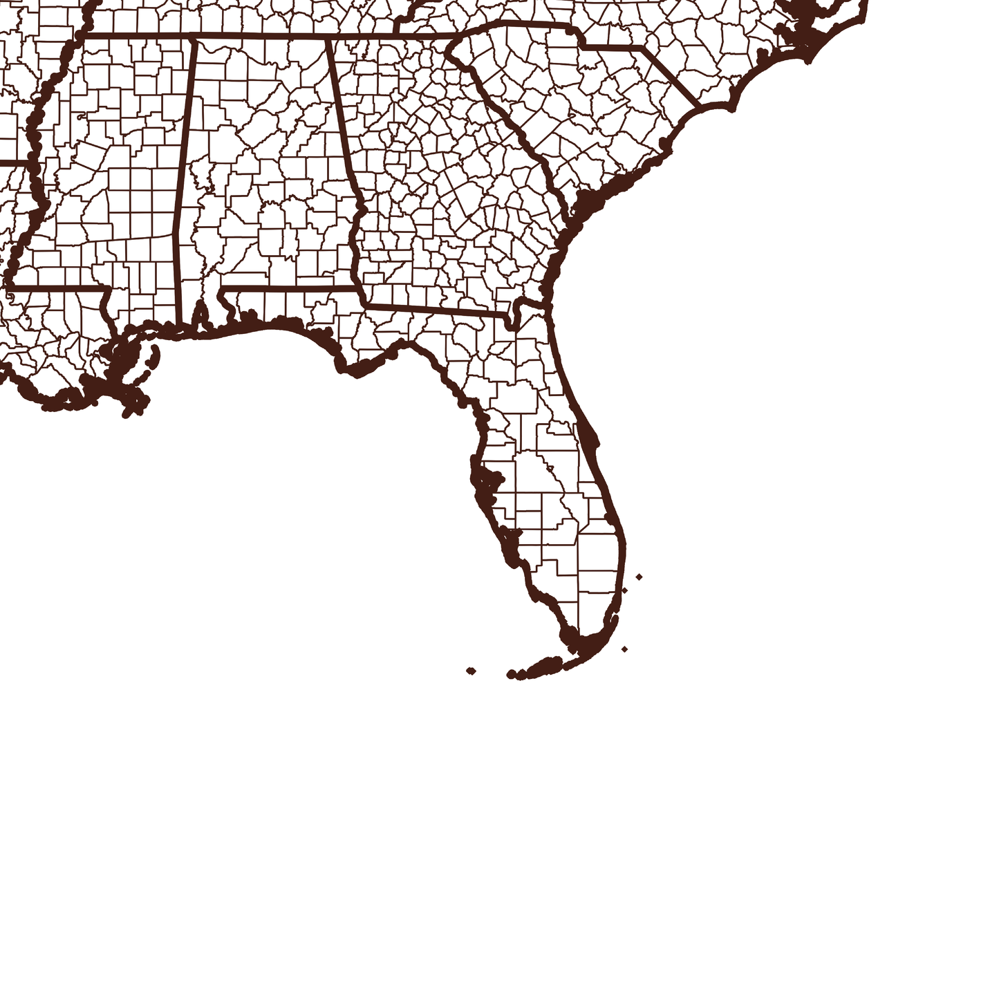 Manatee County Map