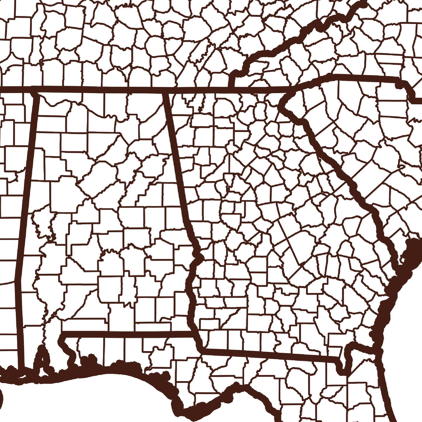 Meriwether County Map