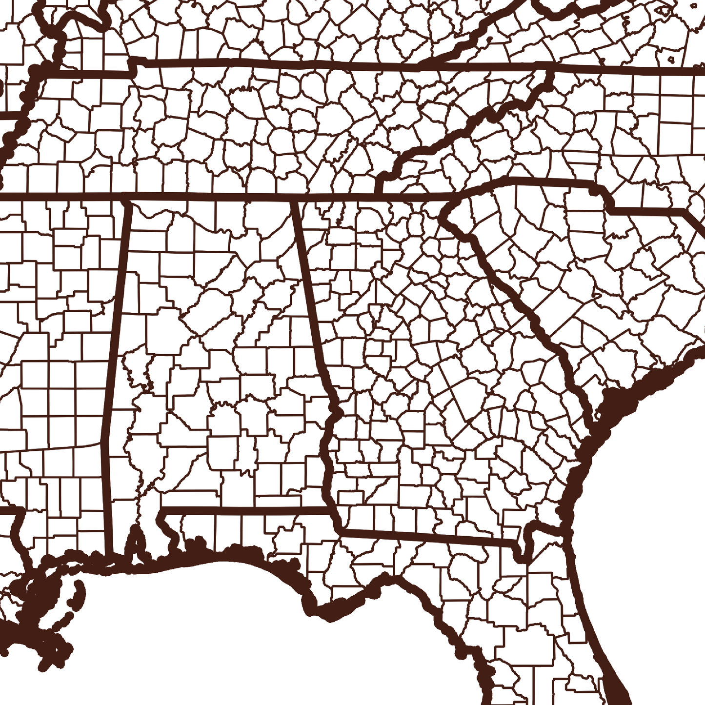 Meriwether County Map - Rochag