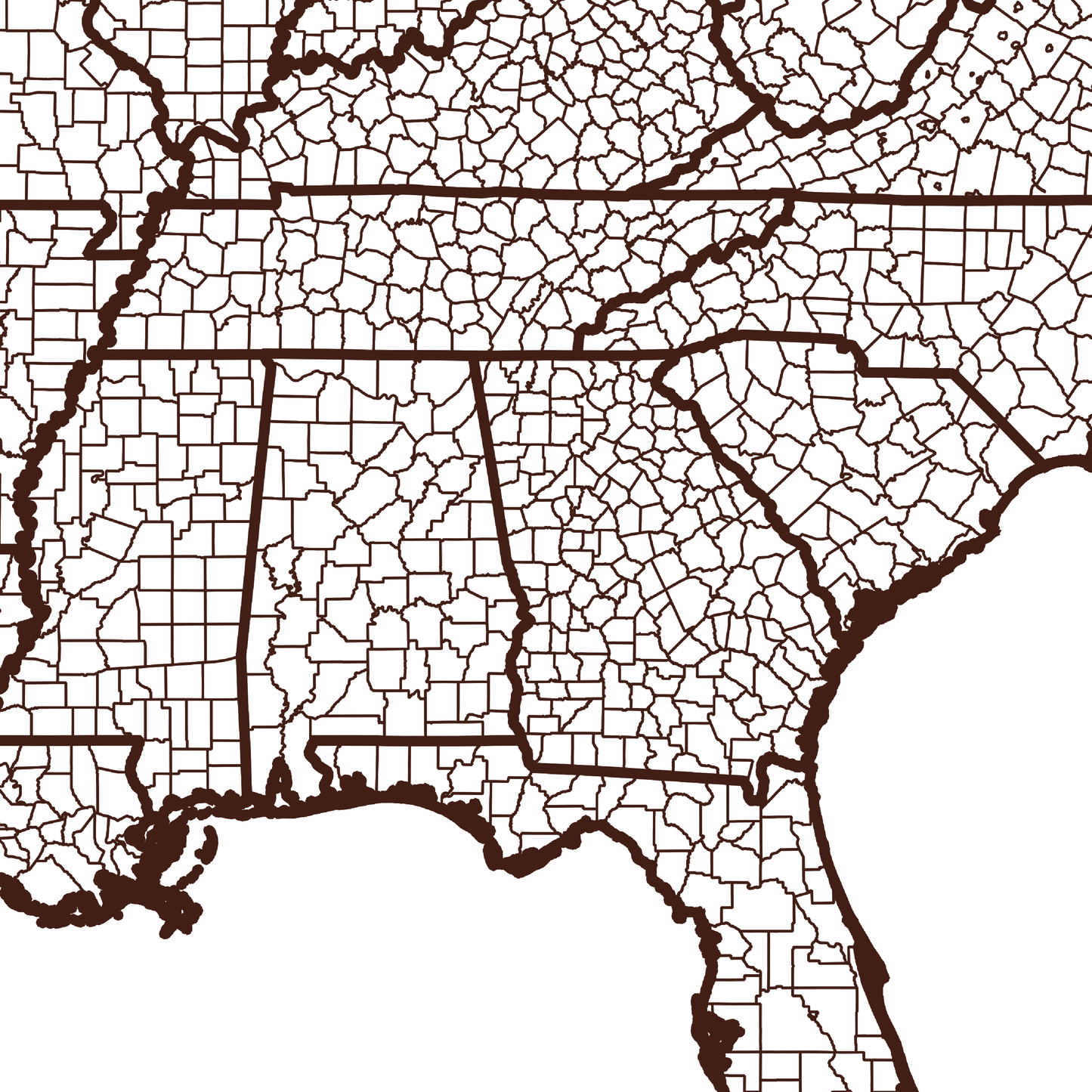 Meriwether County Map - Rochag