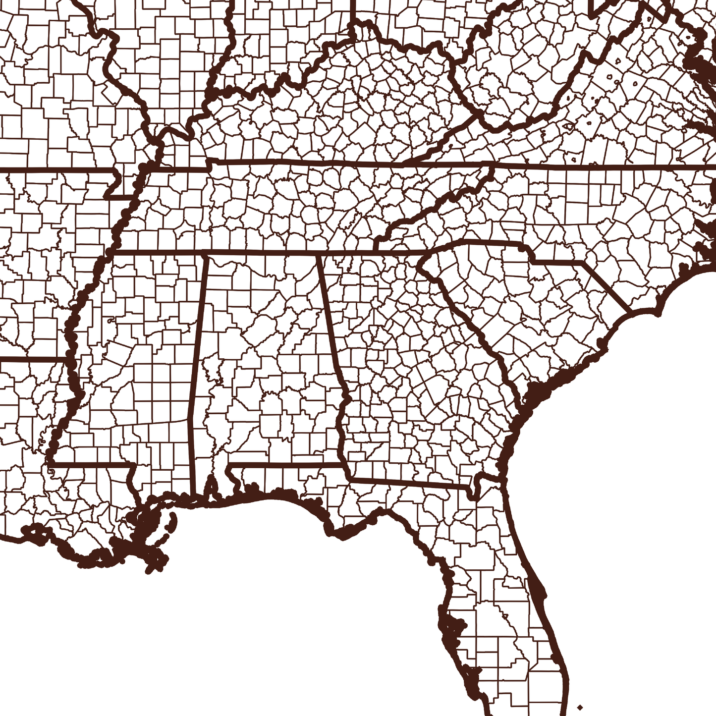 Meriwether County Map - Rochag