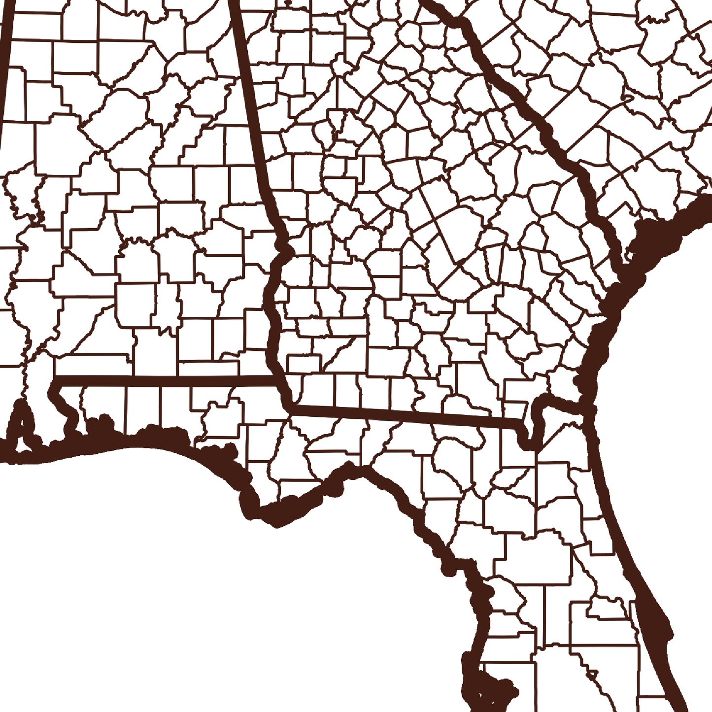 Mitchell County Map - Rochag