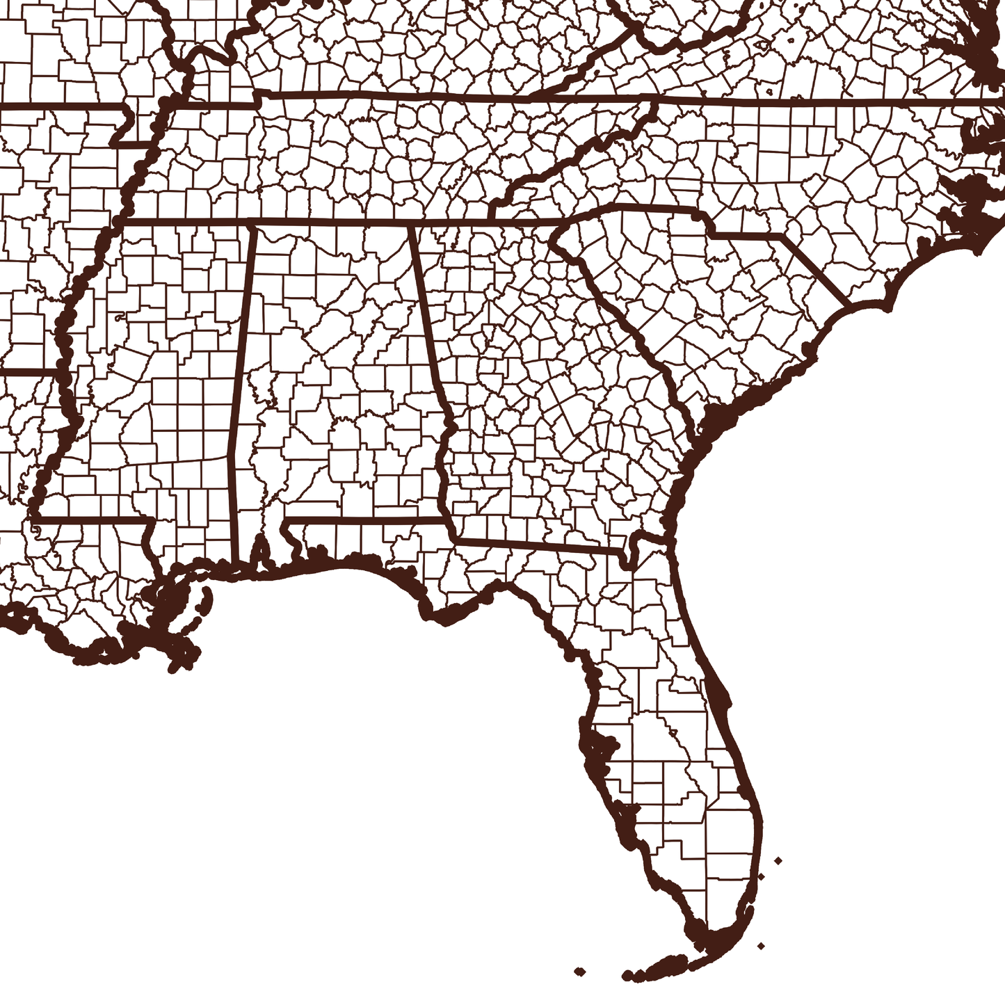 Mitchell County Map