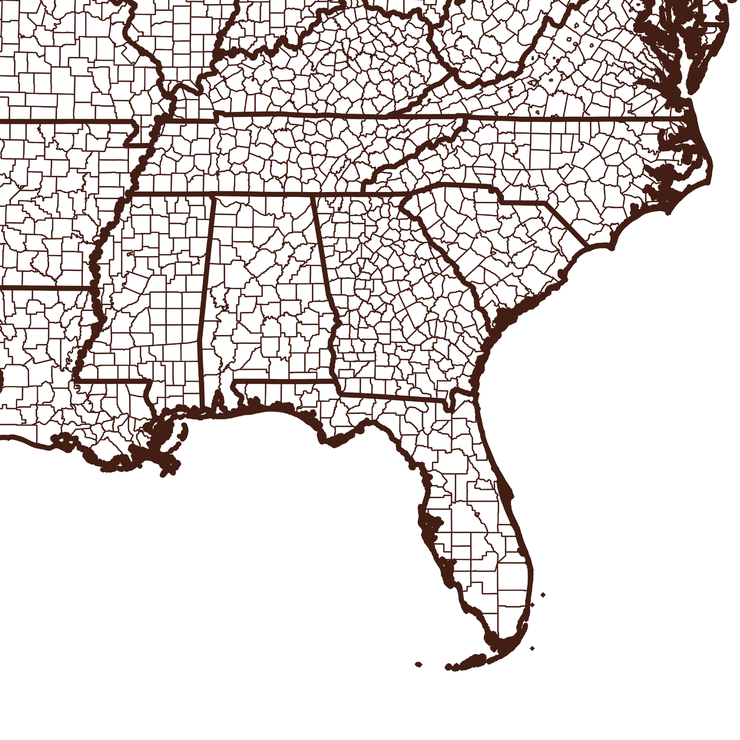 Mitchell County Map