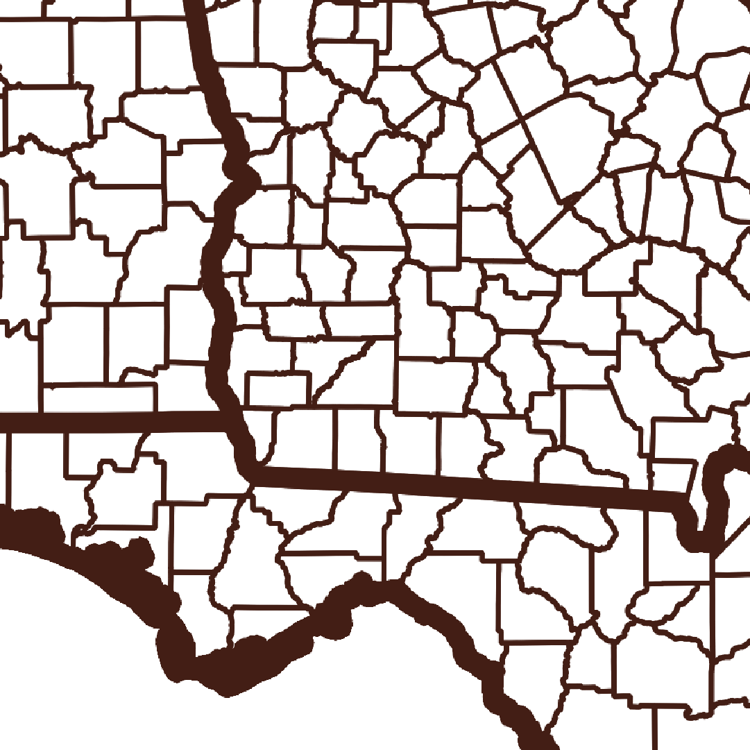 Mitchell County Map - Rochag