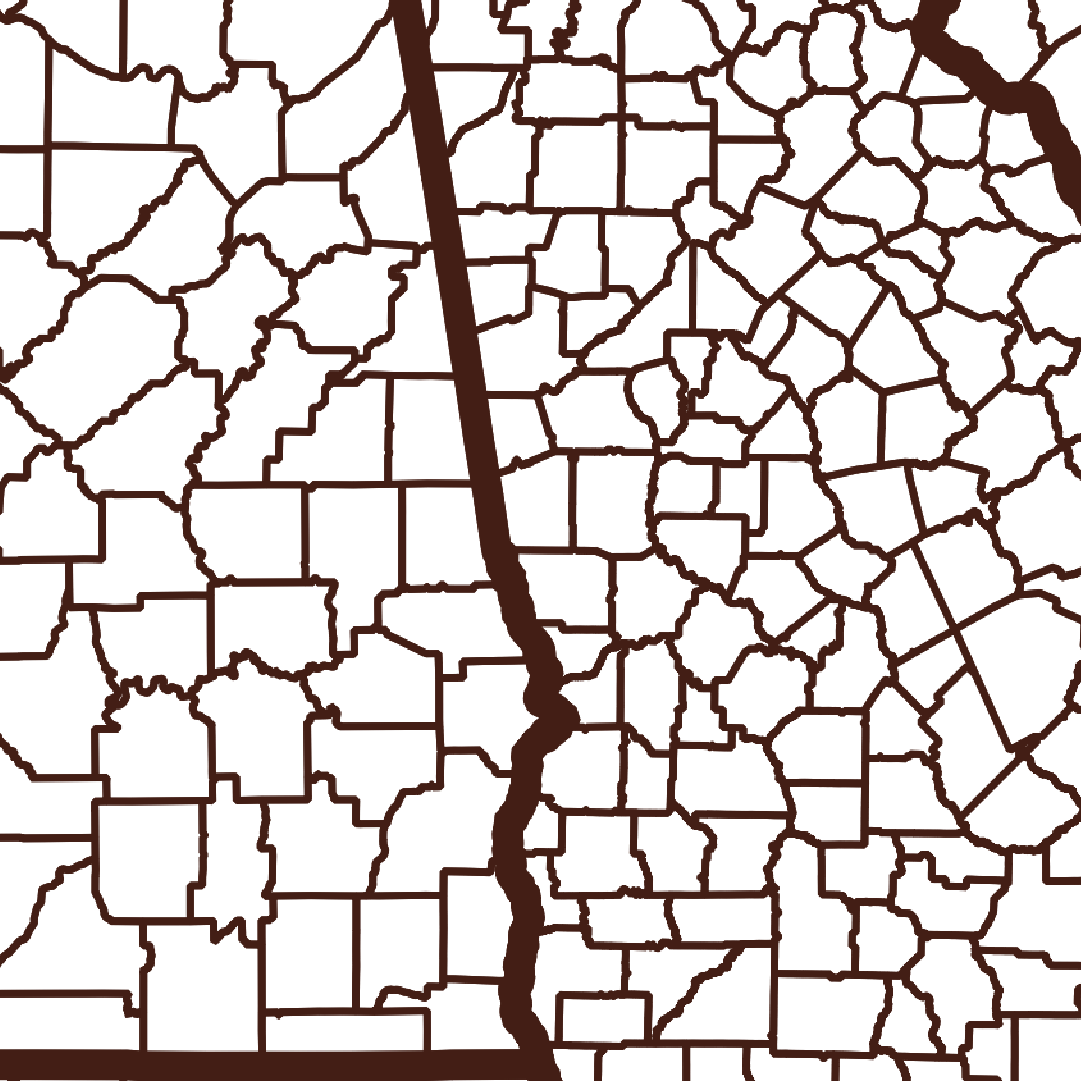 Troup County Map