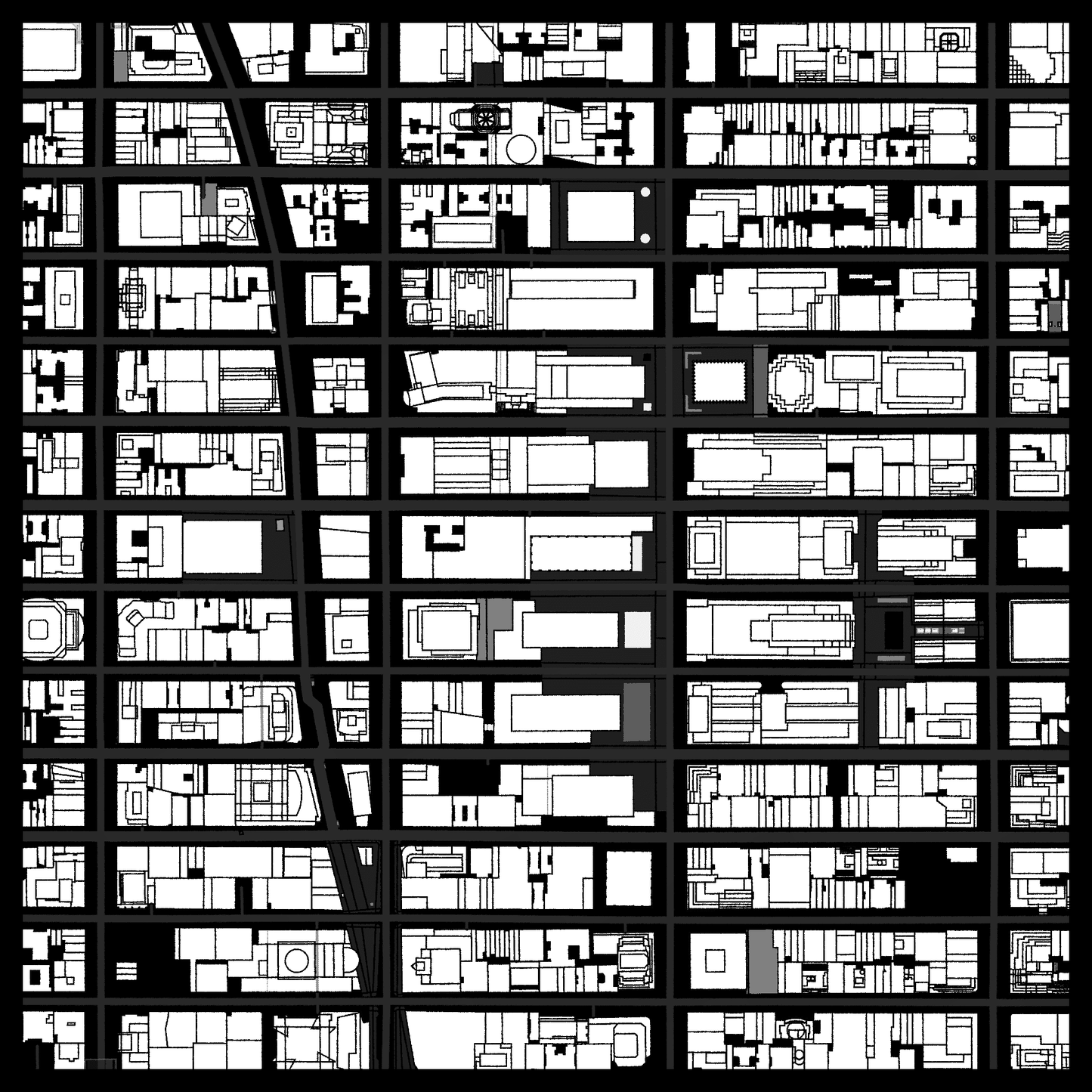 New York City - Giant Coloring Poster - Rochag