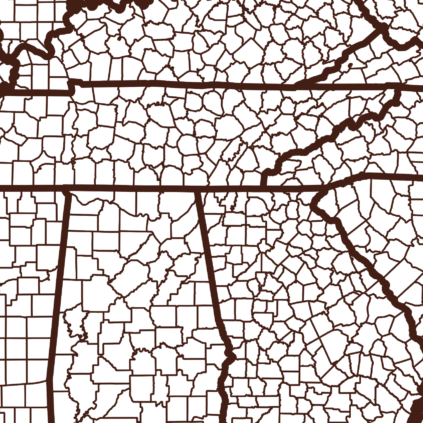 Walker County Map