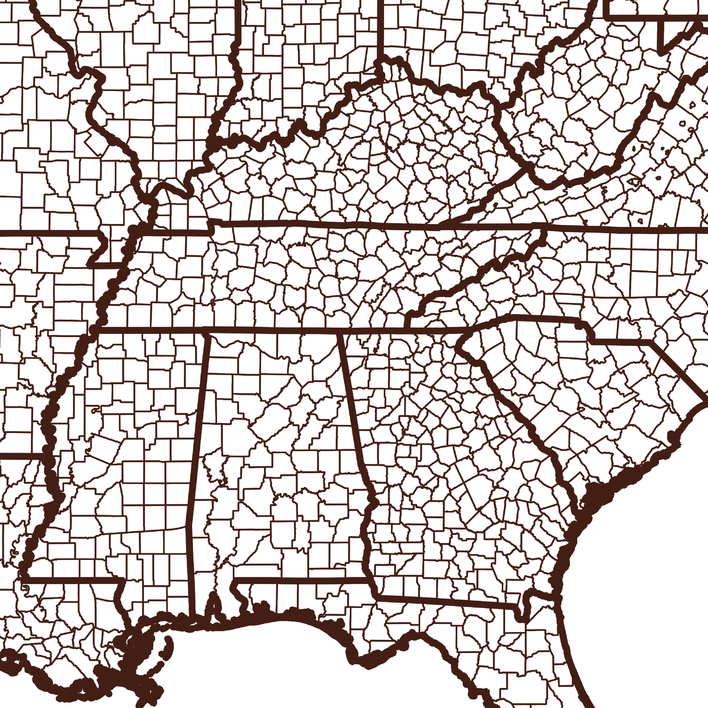 Walker County Map