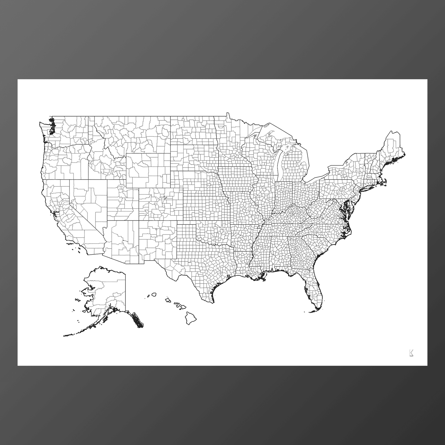 Texas Counties Map