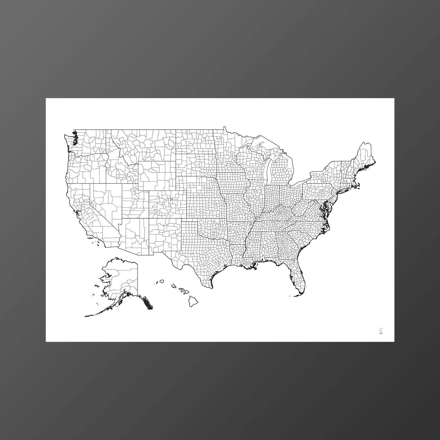 California Counties Map