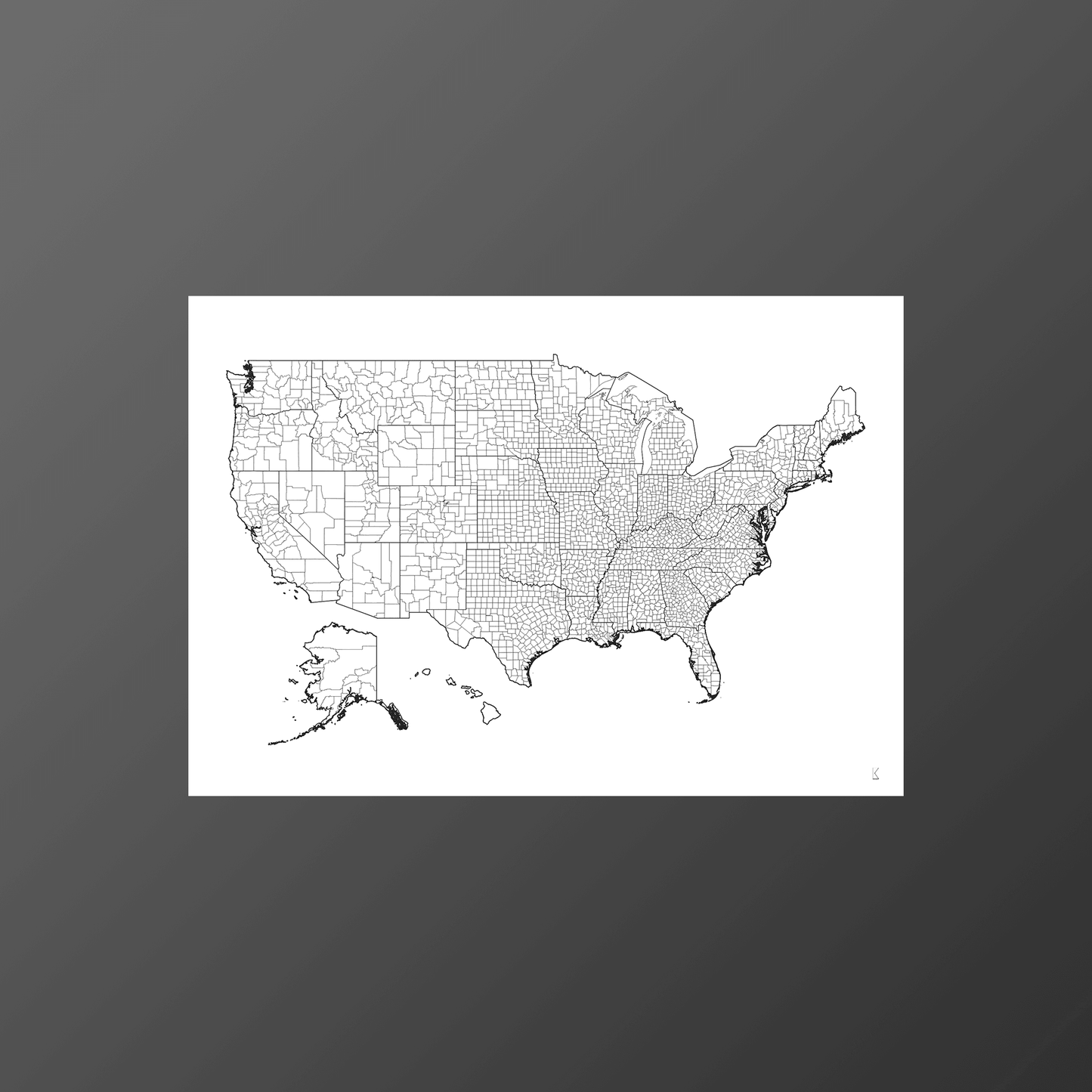 Texas Counties Map